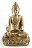 Medicine Buddha, height approx. 20 cm brass