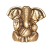 Ganesh sitting, ca. 3 cm Brass