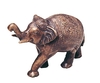 Kleiner Elefant mit Gravur Messing, 480 g, 12 cm lang