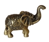 Baby Elephant with engravings brass, 200 g, approx. length 5.5 cm
