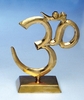 Om-Symbol, Messing, stehend, 13 cm