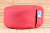 Zen cushion, redwith kapok filled 30 x 15 cm